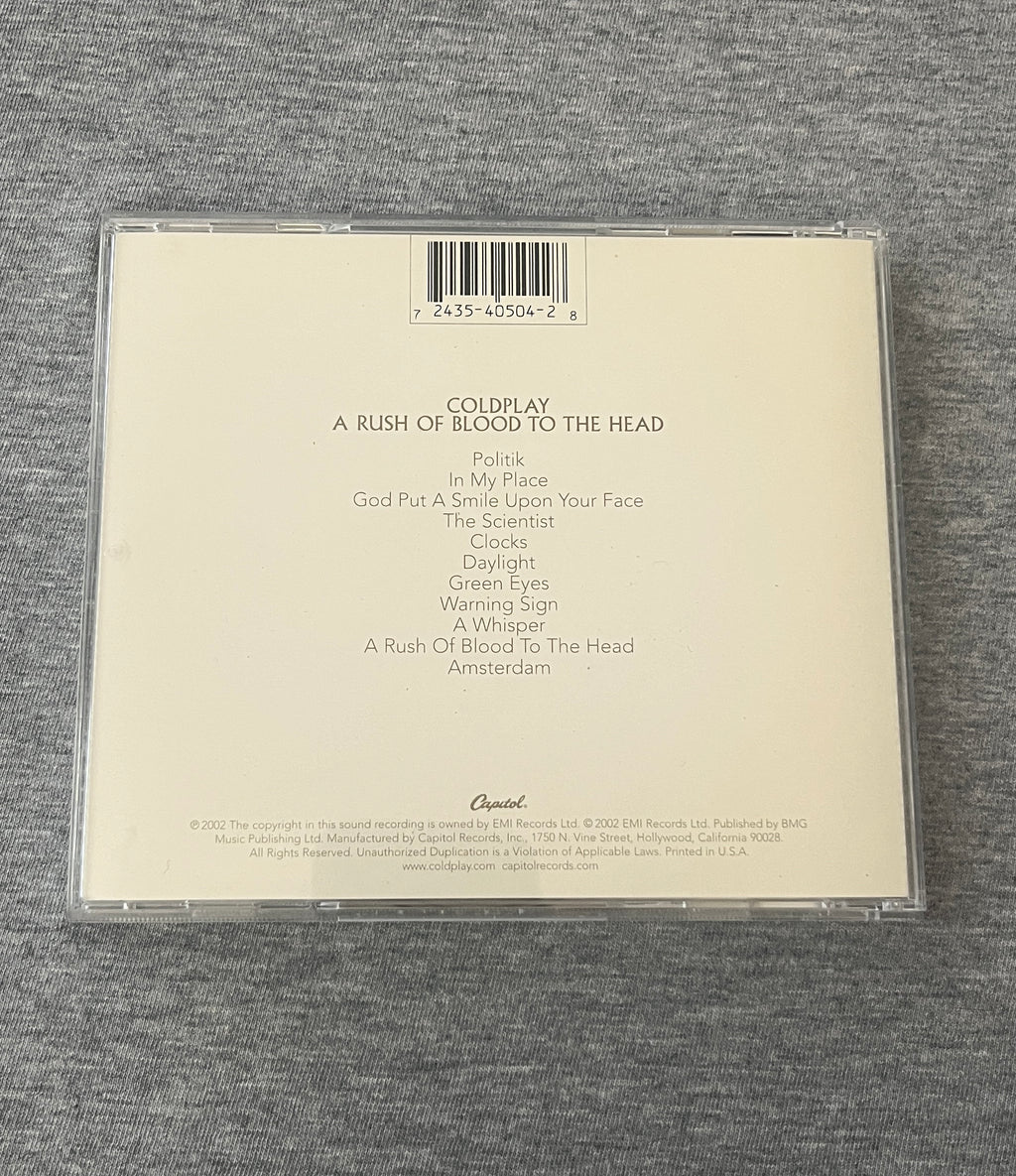 Coldplay - A rush of blood to the head