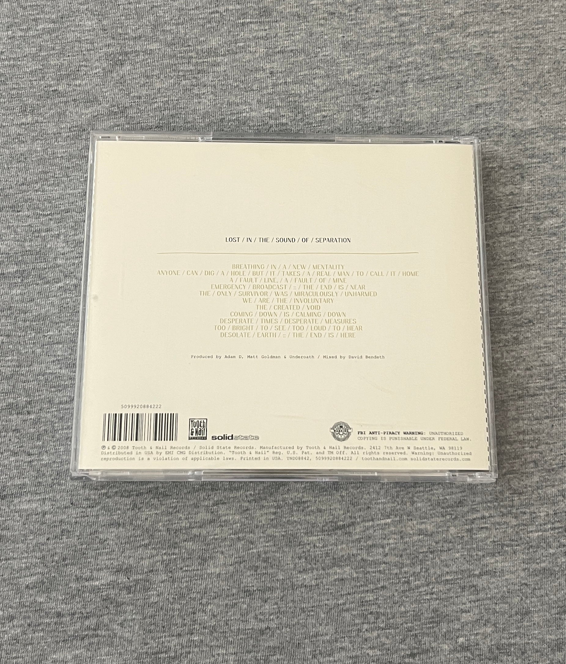 Underoath - Lost In The Sound Of Separation